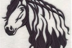 Friesian-Horse-Silhouette